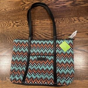 Vera Bradley Patterned Small Trimmed Tote